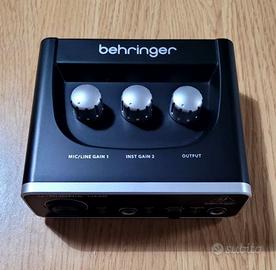 Scheda Audio Behringer U-PHORIA UM2 Con scatola