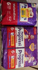 pannolini Pampers progressi n.6 15kg+