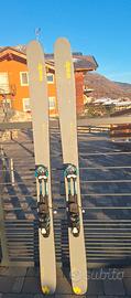 SCI freeride DPS 186X115 CON ATTACCHI