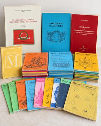 Lotto Massoneria: libri, riviste e VHS