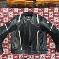 Tuta divisibile in pelle e tessuto rev'it