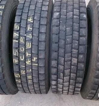 4 di pneumatici usati 225 75 17.5 michelin