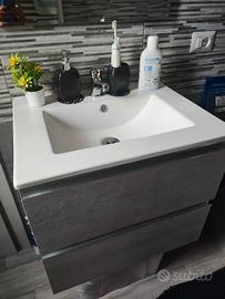 lavabo bagno con 2 cassetti 