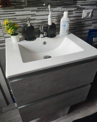 lavabo bagno con 2 cassetti 