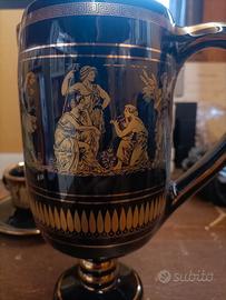 Ceramica greca finiture in oro 24k