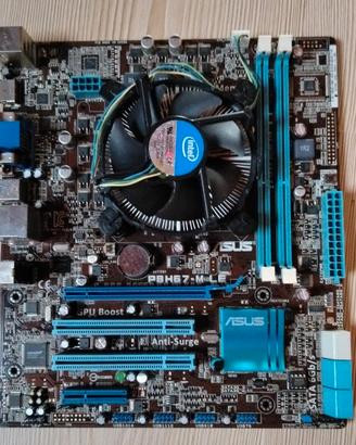 Scheda Asus P8H67-M LE + Xeon E3 1230 (i7-2600)