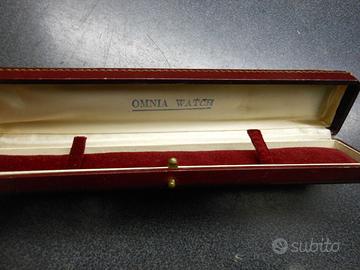 OMNIA WATCH SCATOLA PORTA OROLOGIO vintage WBX70