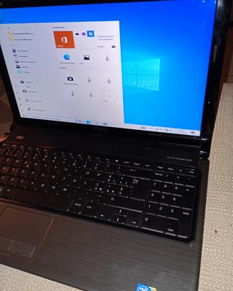 PC portatile Dell Windows 10 hard disk 500gb Ram4g