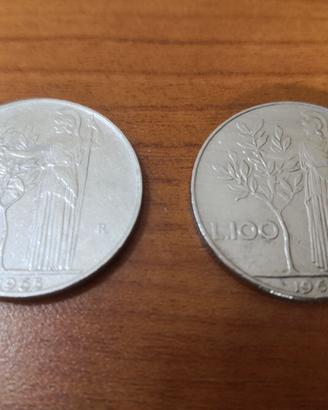REPUBBLICA ITALIANA - RARA MONETA DA 100 LIRE