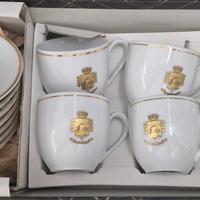 tazzine porcellana carabinieri oro zecchino 