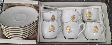 tazzine porcellana carabinieri oro zecchino 