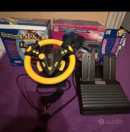 VOLANTE E PEDALI PER" PS1"