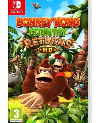 Kong Country Returns HD Videogioco Versione su sch