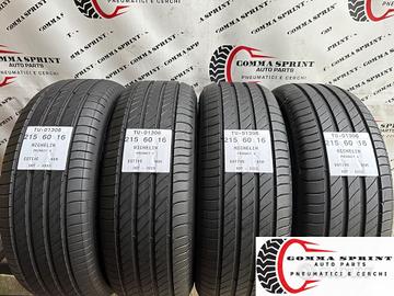 4 PNEUMATICI 215/60 R16 MICHELIN ESTIVE SEMINUOVE