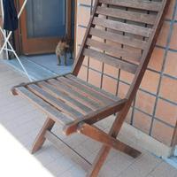 tavolo e sedie da giardino 