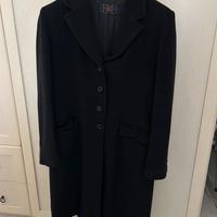 Cappotto  monopetto blu scuro taglia 44