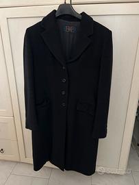 Cappotto  monopetto blu scuro taglia 44