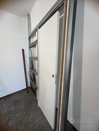 Porta scorrevole con controtelaio