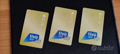 Smartcard tivùsat GOLD HD 4K 50 Eu Cad