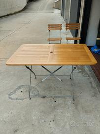 tavolo e sedie da esterno 