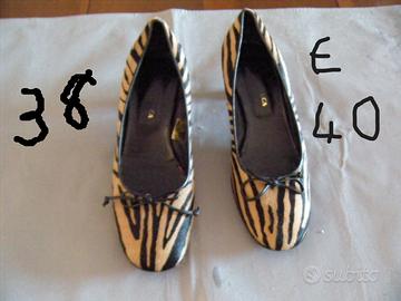 scarpe chiuse con tacco  da cm 5