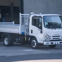 Isuzu M 27 cassone ribaltabile e gru Bonfiglioli