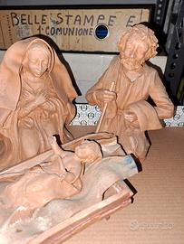 presepe statuine in terracotta 
