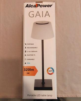 Gaia-Lampada LED da tavolo CCT, dimmerabile 