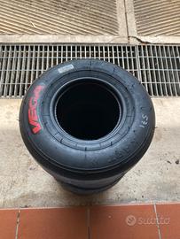 Gomme vega rosse per kart mini 60