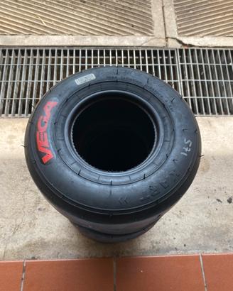 Gomme vega rosse per kart mini 60