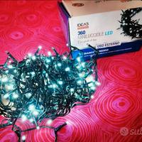 Catena luci 360 led luce bianca