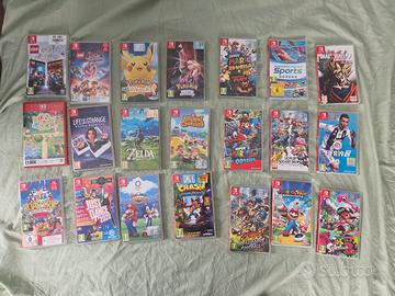 Giochi nintendo switch, console e joycon