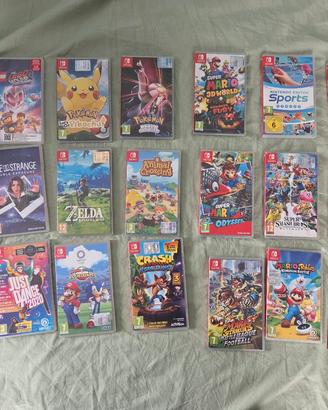Giochi nintendo switch, console e joycon