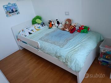 letto singolo con materasso