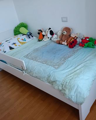 letto singolo con materasso