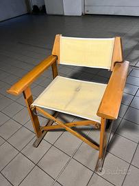 Set 4 sedie-regista di Reguitti da terrazzo