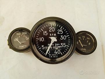 Strumenti veicolo US ARMY d'epoca