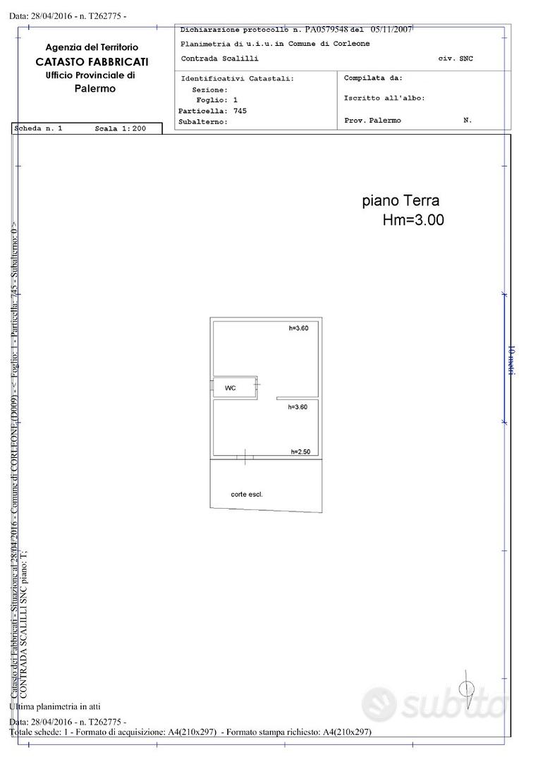 Corleone, Scalilli, Casa e Terreno mq 11.000 - Vista 3