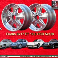 2 pz cerchi Porsche Fuchs 8x17 ET10.6 5x130