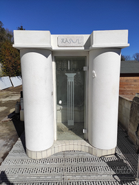 Bagno turco sauna doccia sensoriale multifunzione