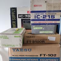 imballaggi radio Icom e Yaesu