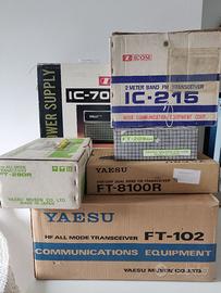 imballaggi radio Icom e Yaesu