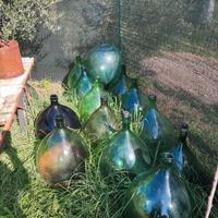 Damigiane vintage per arredamento 