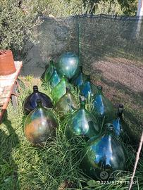 Damigiane vintage per arredamento 