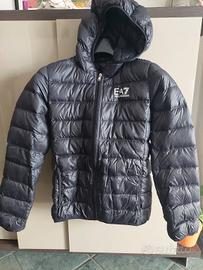PIUMINO NERO EMPORIO ARMANI