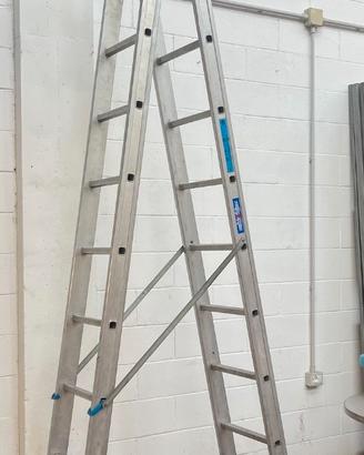 SCALA IN ALLUMINIO PROFESSIONALE ALTEZZA MT 3,10