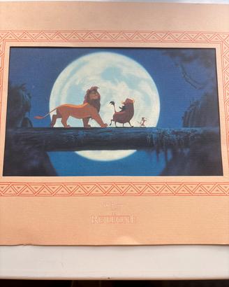 Litografia da collezione del film Re leone