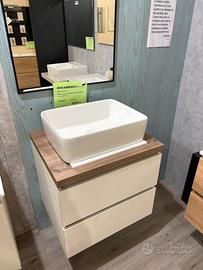 MOBILE BAGNO DA 60 CM CON LAVABO IN APPOGGIO
