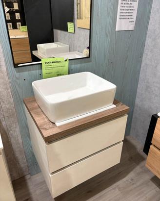 MOBILE BAGNO DA 60 CM CON LAVABO IN APPOGGIO