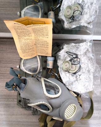 Maschere ANTIGAS ESERCITO POLACCO+SOVIETICO